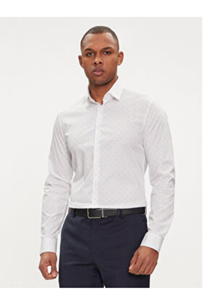 Calvin Klein Ανδρικό Πουκάμισο K10K112593 Λευκό