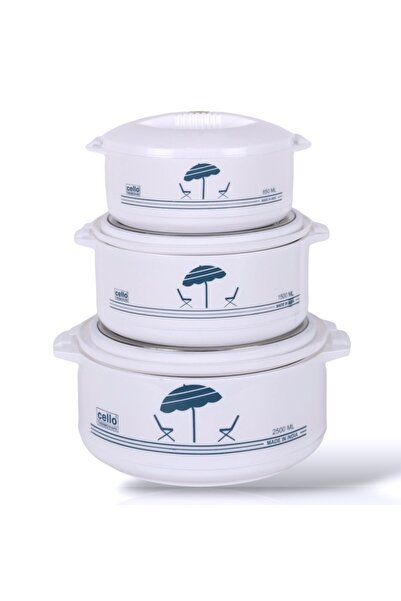 Generic طقم حافظات طعام يتكون من 3 قطع بأحجام مختلفة.