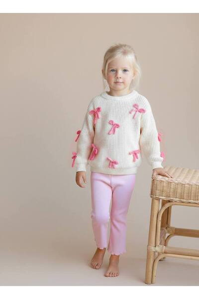 UNİCORNS Kız çocuk kurdele detaylı alt üst takim