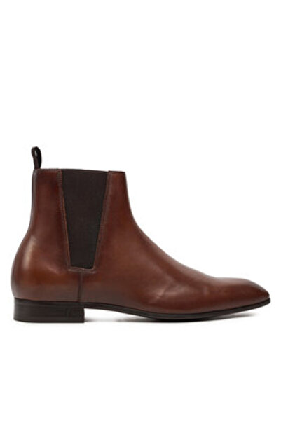 Karl Lagerfeld Ανδρικές Μπότες Chelsea KL12344 Καφέ