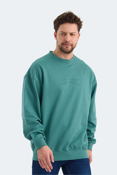Slazenger VADIK 2li set Erkek Koyu Gri - Yeşil Sweatshirt