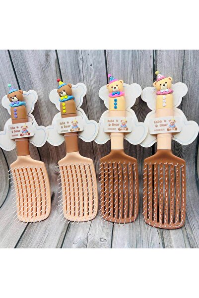 Generic Cute bear design hairbrush. 1 piece