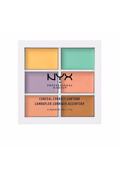 NYX Professional Makeup Conceal Correct Contour Palette 6 X Nyx Professional ...