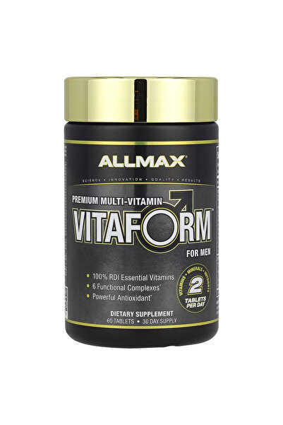 ALLMAX VITAFORM Premium Multi Vitamin For Men 60 Tablet - ERKEKLERE ÖZEL TAKVİYE