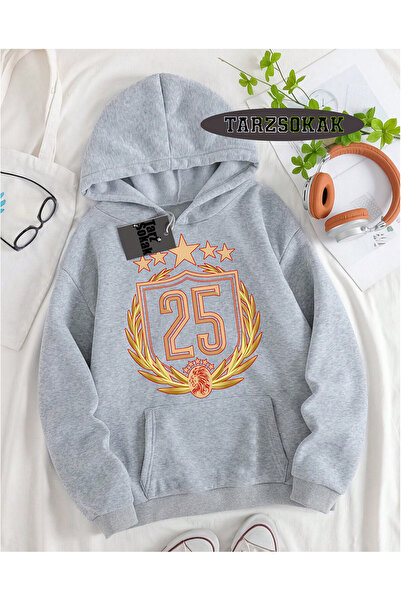 Tarzsokak Hanorac cu glugă gri 5 CUPA 5 stele Design special