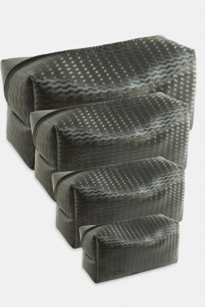 Marsilyan 4 أكياس مكياج محمولة باليد