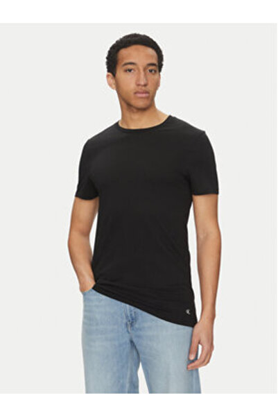 Calvin Klein Σετ 3 μπλουζάκια για άνδρες με εσώρουχα LV00NB4051 Πολύχρωμα