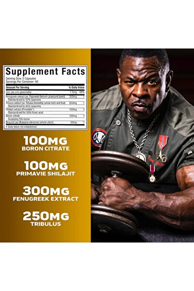 MUSCLETECH Alpha Test Test booster Tribulus , Fenugreek , Shilajit 120 Caps USA VERSİYON