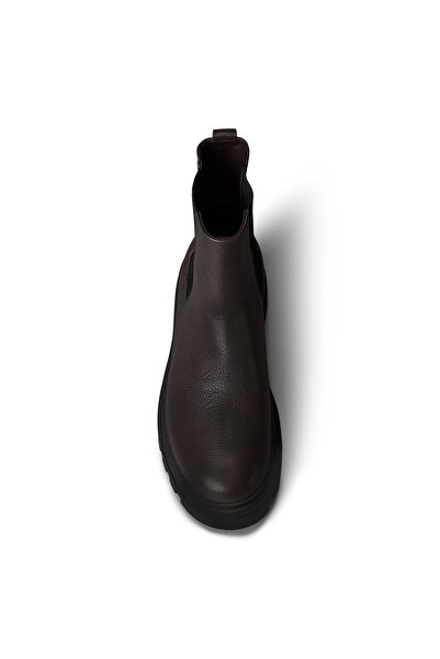 Calvin Klein Koyu Kahve Erkek Bot LUGGED CHELSEA BOOT HIGH LTH