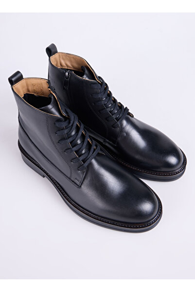 Fabrika Deri Siyah Erkek Bot RIOS-PAOLA