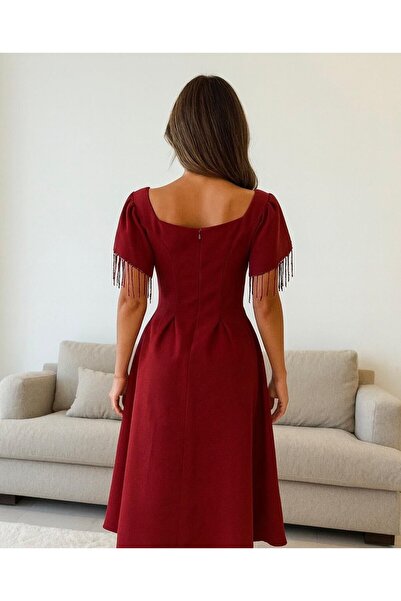 Generic Short burgundy dress