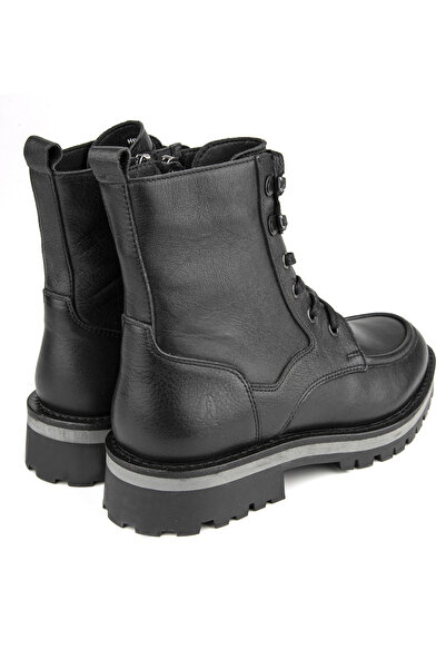 Hush Puppies Deri Siyah Kadın Bot 725030-001