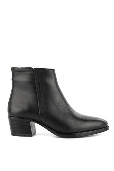 Hush Puppies Deri Siyah Kadın Topuklu Bot 725011-001