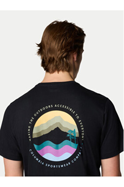 Columbia Ανδρικό T-Shirt 2120411 Μαύρο