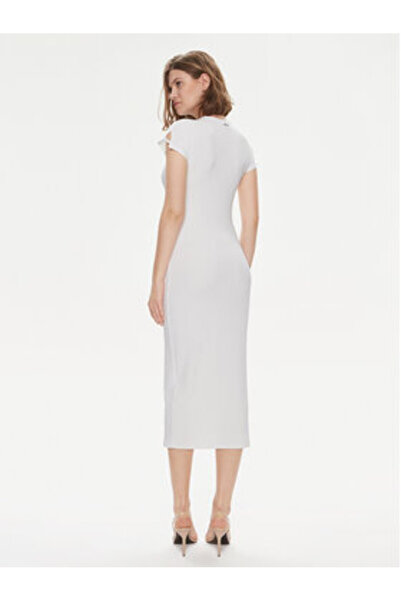 Calvin Klein Γυναικείο Καλοκαιρινό Φόρεμα K20K206537 Λευκό