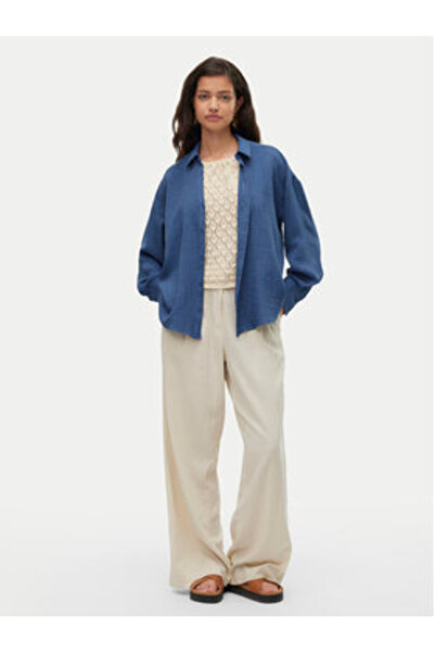 Vero Moda Γυναικείο Πουκάμισο 10316389 Μπλε Σκούρο Μπλε