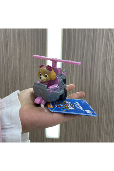 choice2 16605-11-Skye Genuine Paw Patrol 8-9CM Ryder Chase Skye Zuma Rocky Patrollers Anime Doll Action Figu