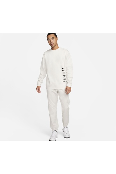 Nike CLUB FLEECE ERKEK BEYAZ SWEATSHİRT