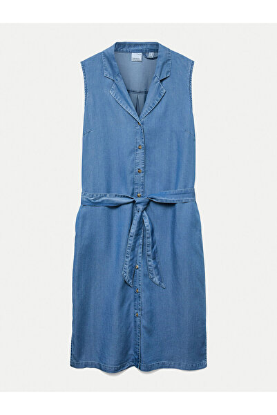 Vero Moda Γυναικείο Καλοκαιρινό Φόρεμα 10304888 Μπλε