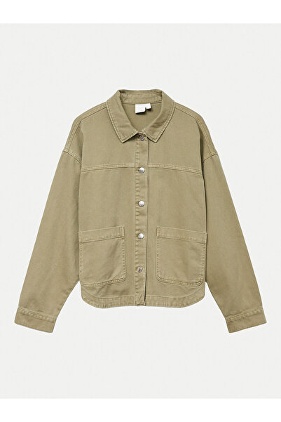 Vero Moda Γυναικείο Τζιν Πουκάμισο 10331693 Πράσινο