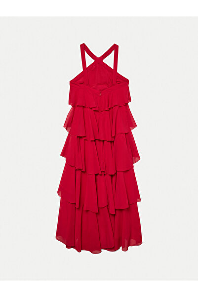 Vero Moda Γυναικείο βραδινό φόρεμα 10295237 Κόκκινο