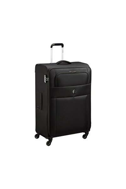 Delsey Cuzco 4 Wheel Soft Trolley, 55 cm, Black