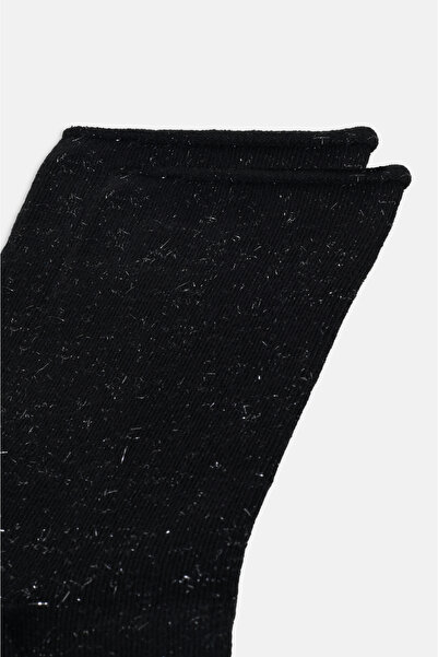 SUWEN Lurex Comfort Soket Çorap