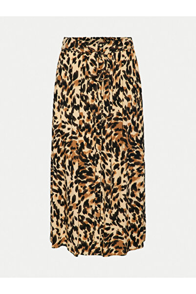 YAS Γυναικεία Μίντι Φούστα 26028279 Καφέ