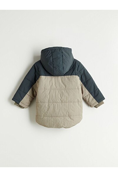 LC Waikiki LCW baby Kapüşonlu Erkek Bebek Mont