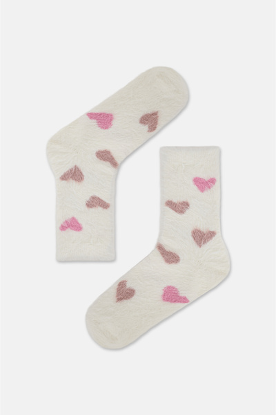 SUWEN Fluffy Sweetheart Soket Çorap