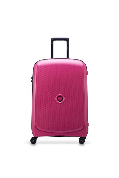 Delsey Belmont Plus Non Expandable 4 Wheels Hard Trolley, 81 cm, Raspberry