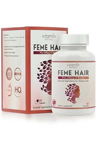 Vitamin Factory أقراص فيم للشعر 60 قرصًا