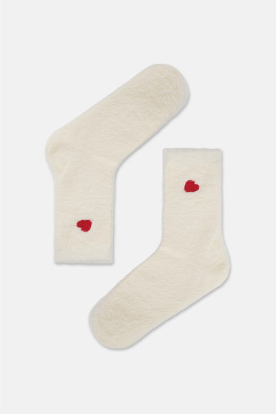 SUWEN Fluffy Love Soket Çorap