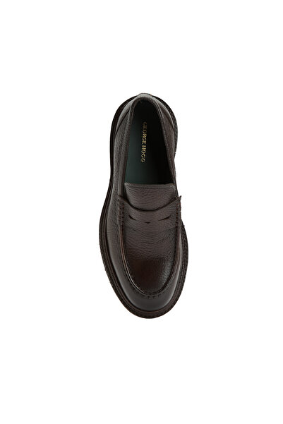 George Hogg Kahverengi Erkek Deri Loafer