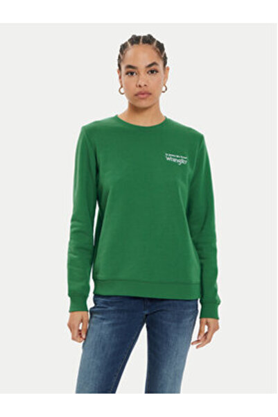 WRANGLER Γυναικείο Φούτερ 112356509 Πράσινο