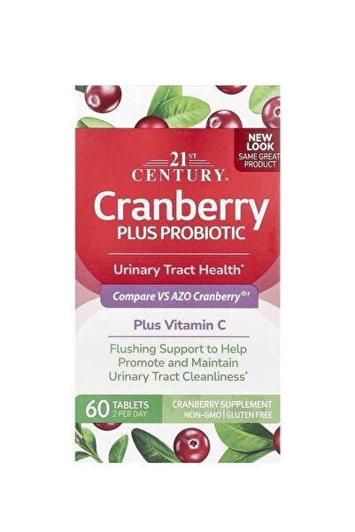 21st Century كرانبيري بلس بروبيوتيك 60 قرص