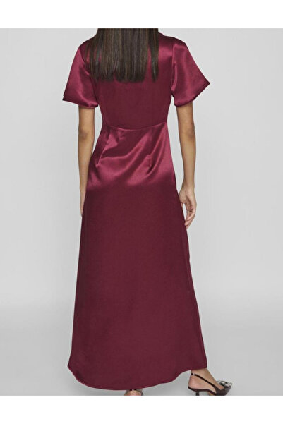 VILA Vila maxi dress, cherry red