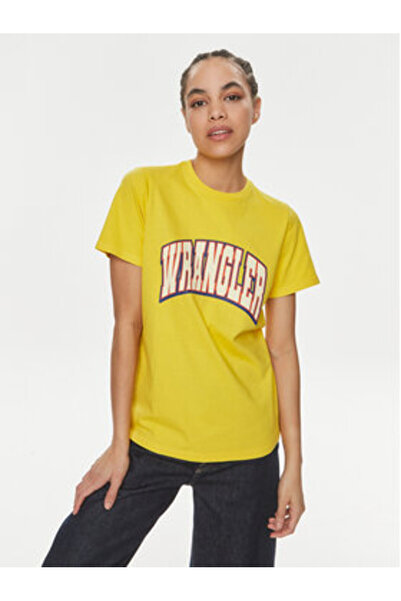 WRANGLER Γυναικείο T-Shirt 112350189 Κίτρινο