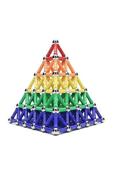 PROCART 3D magnetic construction set, 230 pieces, creative educational game, age 6+,