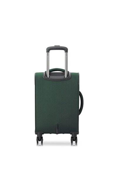 Delsey Securitech Vanguard 4 Wheel Soft Trolley, 55 cm, Khaki