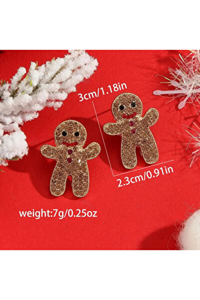 LWP Shop Gingerbread Man Tasarım Küpe
