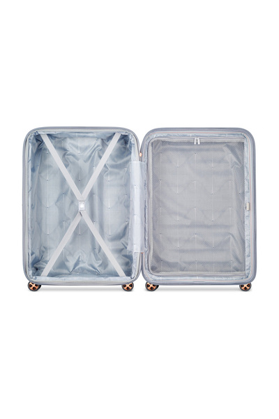 Delsey Helium Shadow 5.0 Hard Trolley, 4 Wheels, 82 cm, Platinum