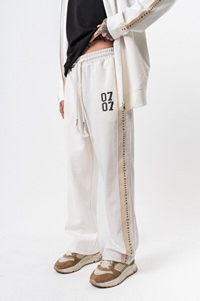 Respire Чоловічі 7-смугові деталізовані зимові штани Doubleface Baggy Ешворт Екрю