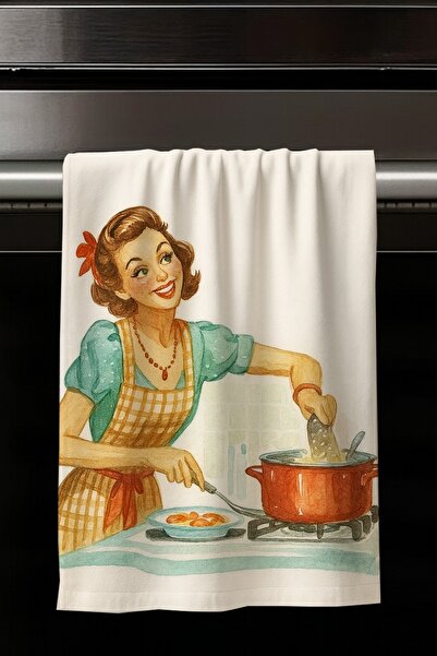 Else Dekor Cook Women Patterned Decorative Washable Cotton Kitchen Oven Hand Towel