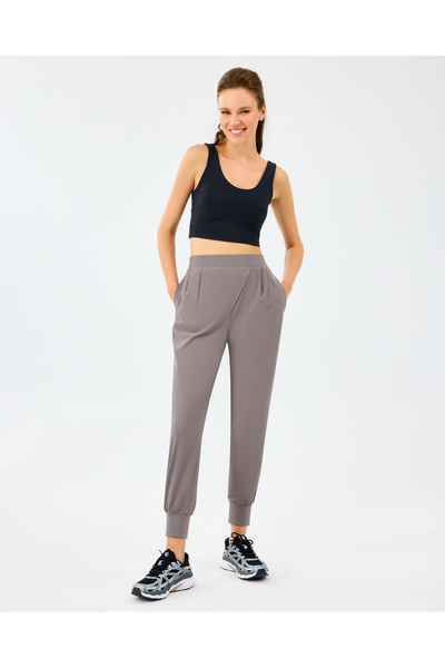SKECHERS W Micro Pant Kadın Gri Eşofman Altı S211078-3920