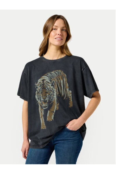 WRANGLER Γυναικείο T-Shirt 112356445 Μαύρο