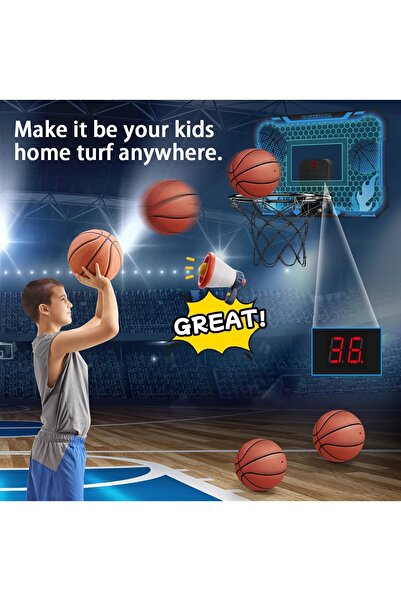 Generic Indoor Basketball Hoop for Kids with LED Lights