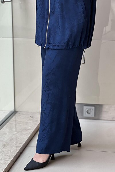 FUAT GÜRSEN Fuat Gürşen Çiçek Desenli Cepli Pantolon