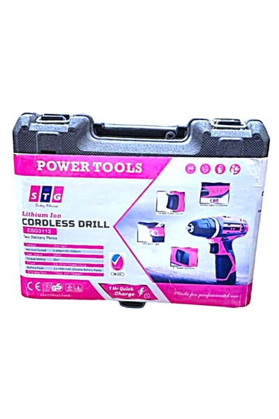 Generic Cordless Drill Driver Kit with 2 Rechargeable Batteries, 10mm Keyless...