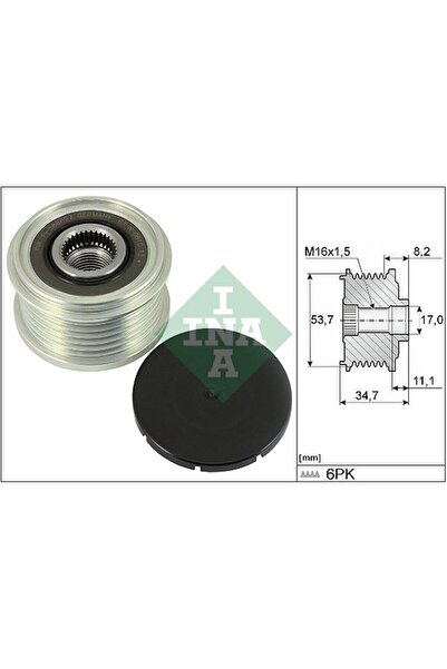 Genel Markalar Opel Alternator Kasnagı Corsa E 1,3 Die... - 535032710